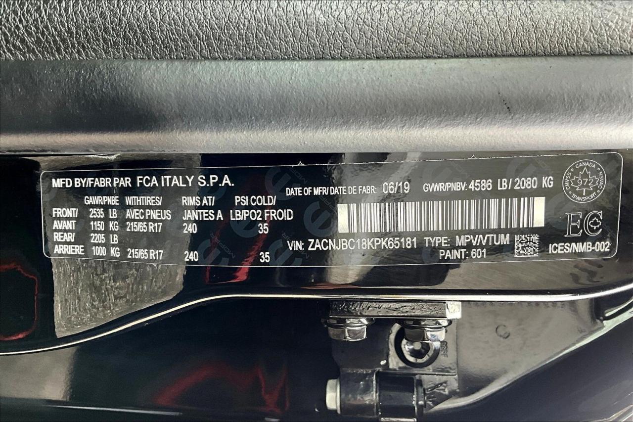 2019 Jeep Renegade Trailhawk | Heated Leather | Open Air Roof | 4X4 Photo