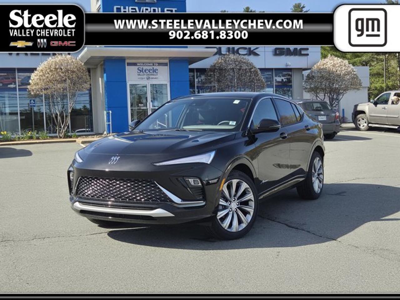 TRANSMISSION, 6-SPEED AUTOMATIC (STD), ENGINE, ECOTEC 1.2L TURBO (GM-estimated 137 hp [102 kW] @ 5000 rpm, 162 lb-ft of torque [219 Nm] @ 2500-4000 rpm) (STD), AVENIR PREFERRED EQUIPMENT GROUP includes standard equipment, Wireless Charging, Wireless Apple CarPlay/Wireless Android Auto, Wipers, front intermittent, Rainsense (Included with (WPP) Avenir Advanced Safety Package.), Windows, power, rear with Express-Down, Window, power, front passenger with Express-Down, Window, power, driver with Express-Down, Wi-Fi Hotspot capable (Terms and limitations apply. See onstar.ca or dealer for details.). This Buick Envista has a strong Gas 1.2L/ engine powering this Automatic transmission.*This Buick Envista Avenir Has Everything You Want *Wheel, spare, 16 (40.6 cm) steel, Visors, driver and front passenger illuminated vanity mirrors, covered, Vehicle health management provides advanced warning of vehicle issues, USB ports, 2 type-C located on back of centre console, charge-only, USB ports, 2 (1 USB Type-A, 1 USB Type-C) located in lower instrument panel, Transmission, 6-speed automatic, Tires, 245/45R19 all-season, blackwall, Tire, compact spare 16 (40.3 cm) located under cargo floor, Tire Pressure Monitoring System, manual learn (Does not monitor spare tire.), Tire Fill Alert (Does not monitor spare tire.), Theft-deterrent system, immobilizer, Theft-deterrent system, electrical, unauthorized entry, Teen Driver a configurable feature that lets you activate customizable vehicle settings associated with a key fob, to help encourage safe driving behaviour. It can limit certain available vehicle features, and it prevents certain safety systems from being turned off. An in-vehicle report card gives you information on driving habits and helps you to continue to coach your new driver, Tail lamps, LED, Suspension, Ride and Handling, Suspension, rear, Watts Link System, Suspension, front MacPherson strut, Steering, power, non-variable ratio, electric, Steering wheel, wrapped, flat-bottom, Steering wheel, heated.* Visit Us Today *Test drive this must-see, must-drive, must-own beauty today at Steele Valley Chevrolet Buick GMC Cadillac, 9184 Commercial Street, New Minas, NS, NS B4N3V9.*Disclaimer*Please verify all information with a Steele Valley representative.