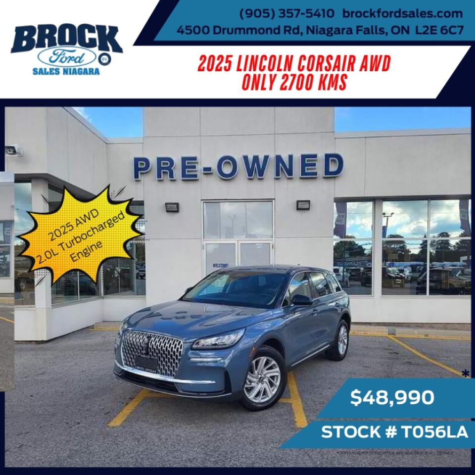 Used 2025 Lincoln Corsair Premiere AWD for sale in Niagara Falls, ON