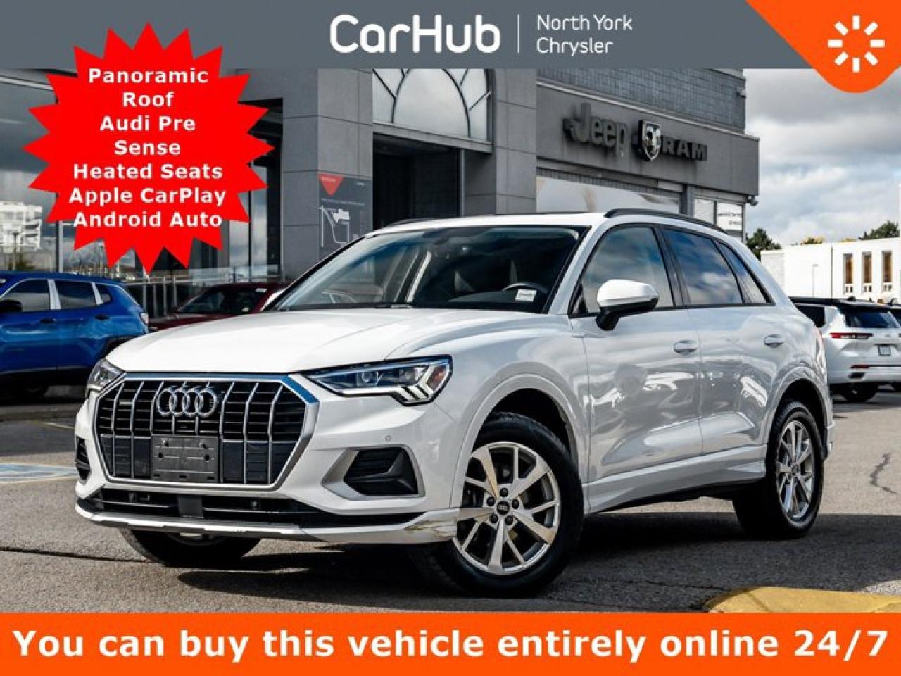 2022 Audi Q3 Komfort Panoroof Audi Pre Sense Bluetooth Heated Seats Apple CarPlay Android Auto Photo0