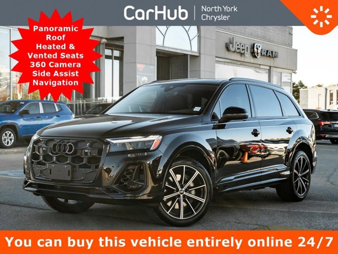 2025 Audi Q7 Progressiv Panoroof Heated Vented Seats 360 Camera Side Assist Navi Photo0