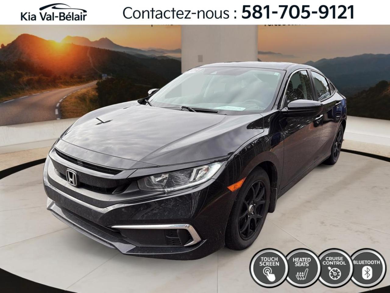 Used 2021 Honda Civic LX *CAMERA *BLUETOOTH *SIEGES CHAUFF *CRUISE *A/C for sale in Québec, QC
