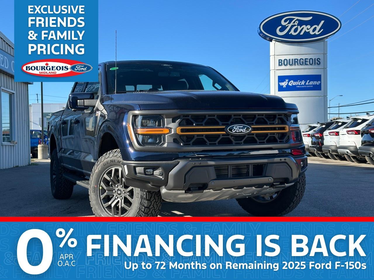 New 2025 Ford F-150 Tremor 4WD SuperCrew 5.5' Box for sale in Midland, ON