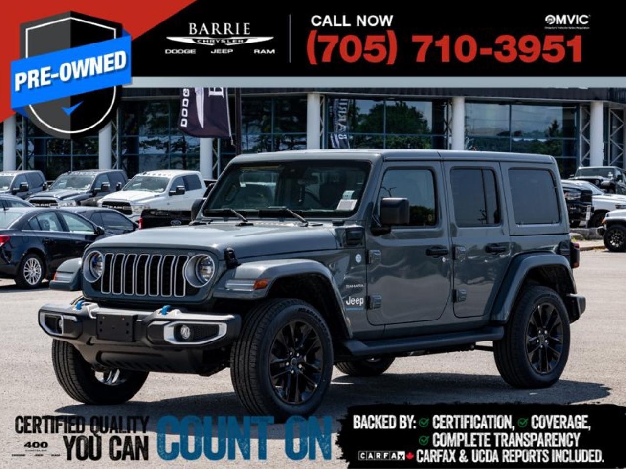 Used 2024 Jeep Wrangler 4xe Sahara for sale in Barrie, ON