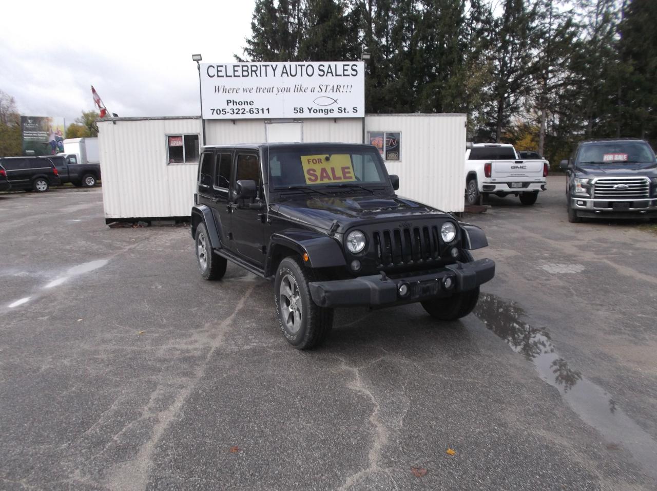 Used 2015 Jeep Wrangler 4X4  UNLIMITED  SAHARA  TRAIL RATED for sale in Elmvale, ON