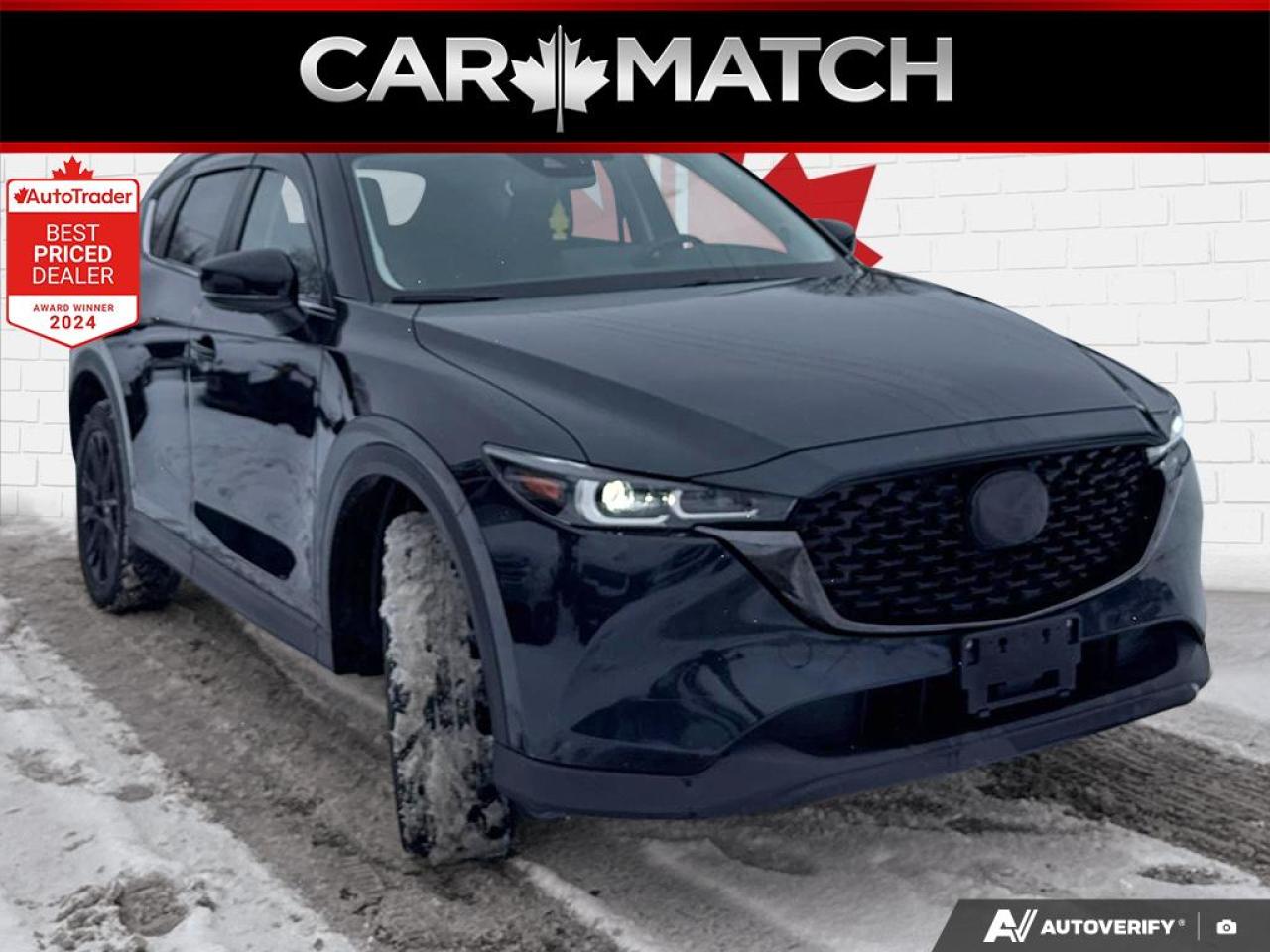 2023 Mazda CX-5 KURO / NO ACCIDENTS/ LEATHER/ ROOF/ HTD SEATS/ AWD Photo