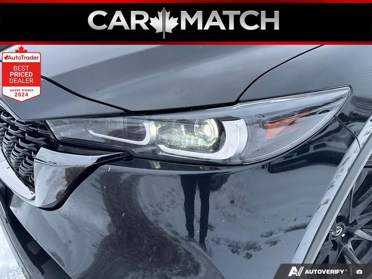 2023 Mazda CX-5 KURO / NO ACCIDENTS/ LEATHER/ ROOF/ HTD SEATS/ AWD Photo