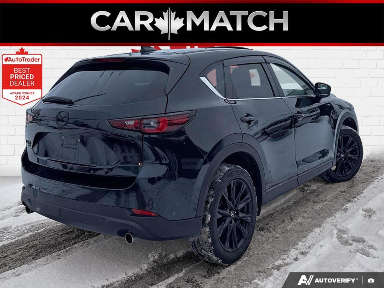 2023 Mazda CX-5 KURO / NO ACCIDENTS/ LEATHER/ ROOF/ HTD SEATS/ AWD Photo
