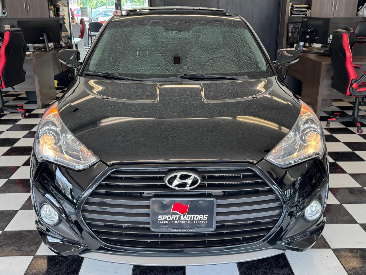 2013 Hyundai Veloster Turbo+Leather+Roof+Camera+Fog Lights+A/C Photo