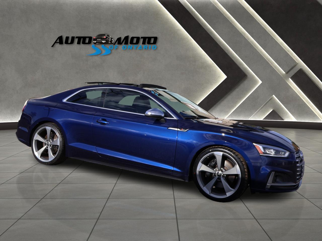 Used 2019 Audi S5 PRESTIGE COUPE QUATTRO 360 CAMERA NAV BLUETOOTH LEATHER HEATED SEATS SUNROOF CRUISE ALLOYS for sale in Burlington, ON