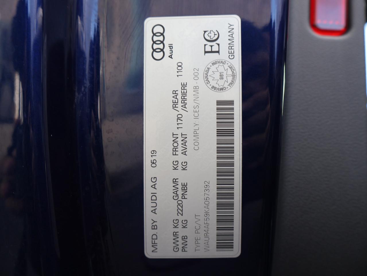 2019 Audi S5 PRESTIGE COUPE QUATTRO 360 CAMERA NAV BLUETOOTH LEATHER HEATED SEATS SUNROOF CRUISE ALLOYS - Photo #46
