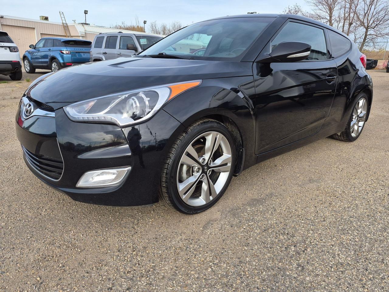 Used 2016 Hyundai Veloster Tech, Leather, Sunroof, Remote, Nav, BU Cam, Htd S for sale in Edmonton, AB