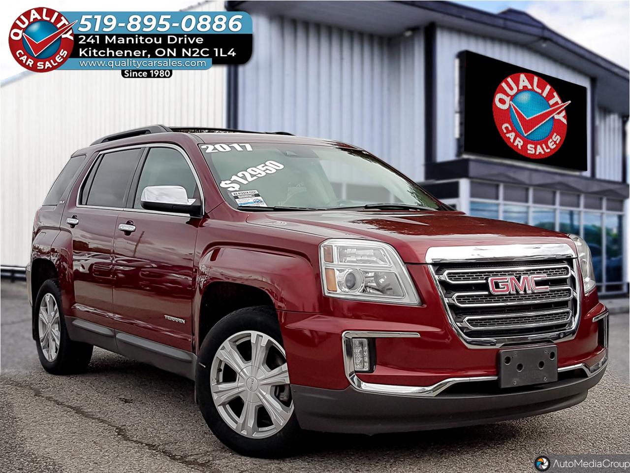 Used 2017 GMC Terrain SLE V6 AWD *SUNROOF-HEATED SEATS* for sale in Kitchener, ON
