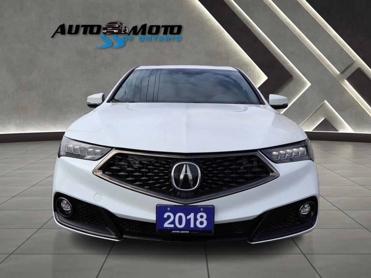 2018 Acura TLX TECH A-Spec AWD CERTIFIED *ACURA MAINTAIN* CAMERA NAV BLUETOOTH LEATHER HEATED SEATS SUNROOF CRUISE ALLOYS - Photo #2