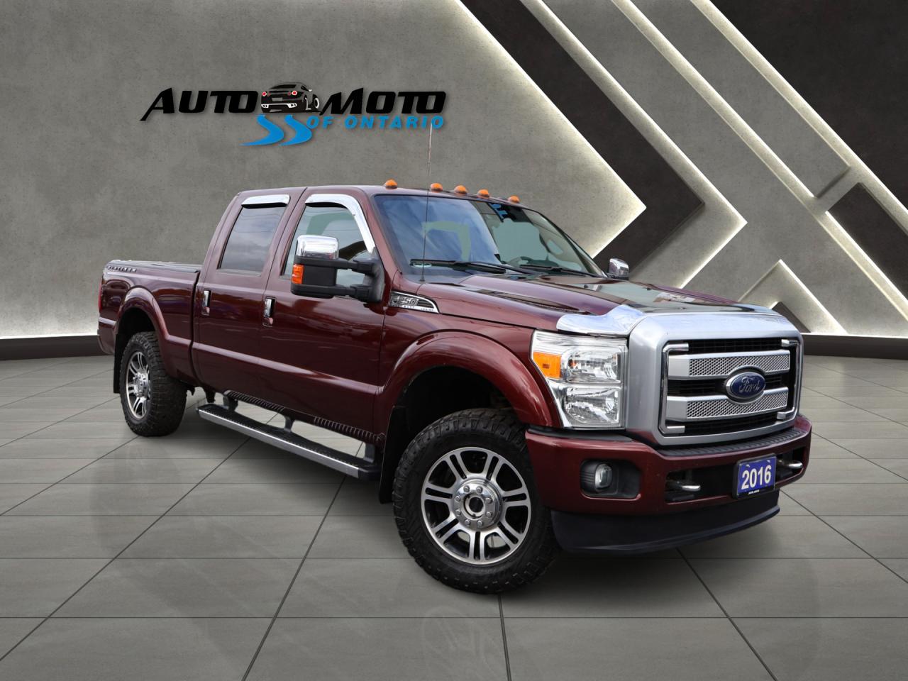 2016 Ford F-250 SD V8 PLATINUM 4WD CERTIFIED *ACCIDENT FREE* CAMERA NAV BLUETOOTH LEATHER HEATED SEATS SUNROOF CRUISE ALLOYS - Photo #1