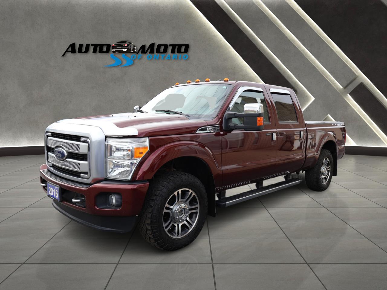 2016 Ford F-250 SD V8 PLATINUM 4WD CERTIFIED *ACCIDENT FREE* CAMERA NAV BLUETOOTH LEATHER HEATED SEATS SUNROOF CRUISE ALLOYS - Photo #3