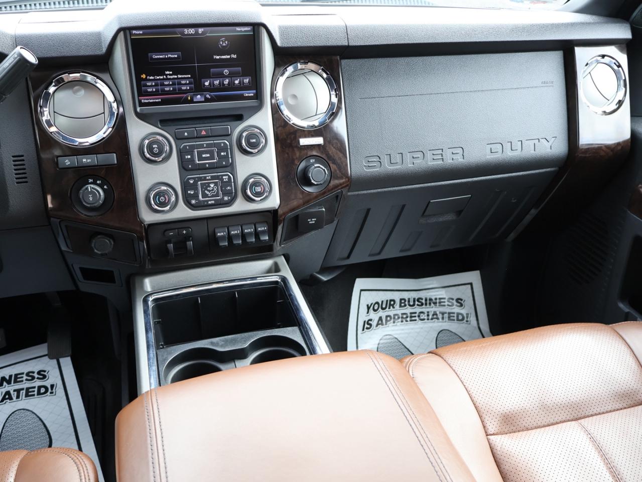 2016 Ford F-250 SD V8 PLATINUM 4WD CERTIFIED *ACCIDENT FREE* CAMERA NAV BLUETOOTH LEATHER HEATED SEATS SUNROOF CRUISE ALLOYS - Photo #11