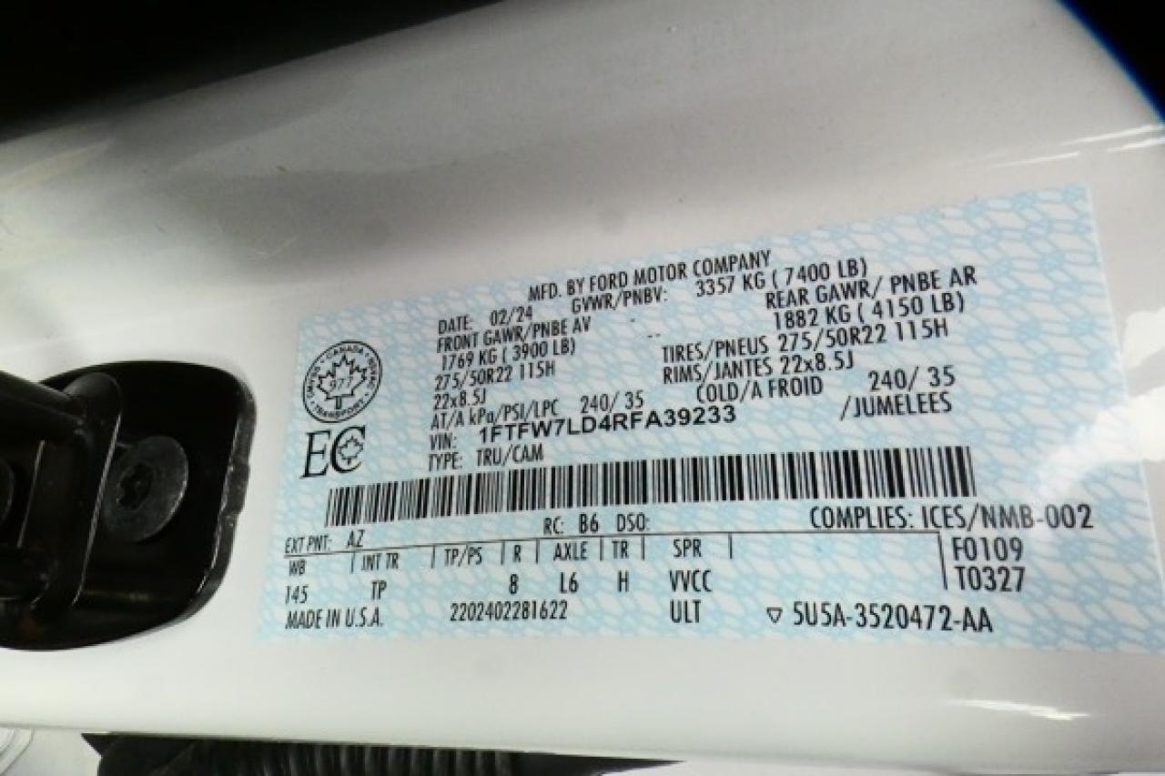 2024 Ford F-150 Platinum w/H&C L, pano S/R, NAV, BUC, PRB, HUD - Photo #26