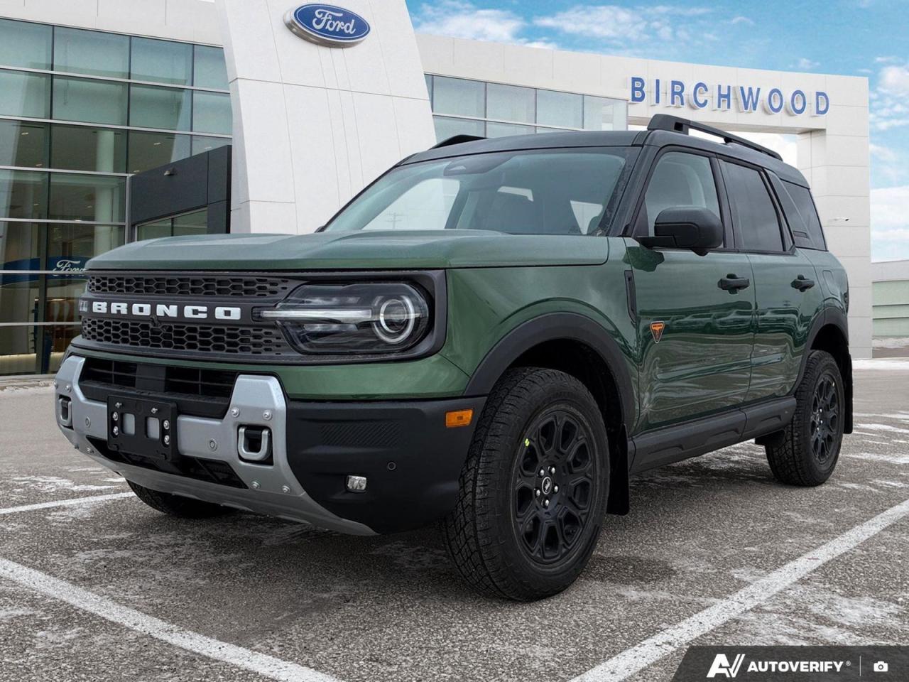 New 2025 Ford Bronco Sport Badlands 400A | 2.0L | 0% Financing Available | Tech PKG | Power Moonroof for sale in Winnipeg, MB