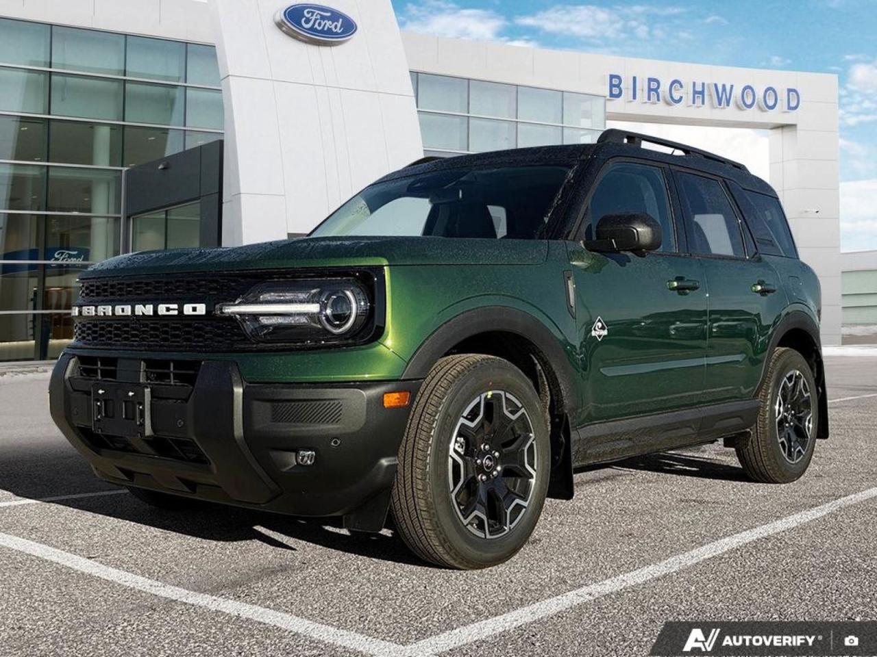 New 2025 Ford Bronco Sport Outer Banks 300A | 1.5L | 0% Financing Available | Tech PKG | Power Moonroof for sale in Winnipeg, MB