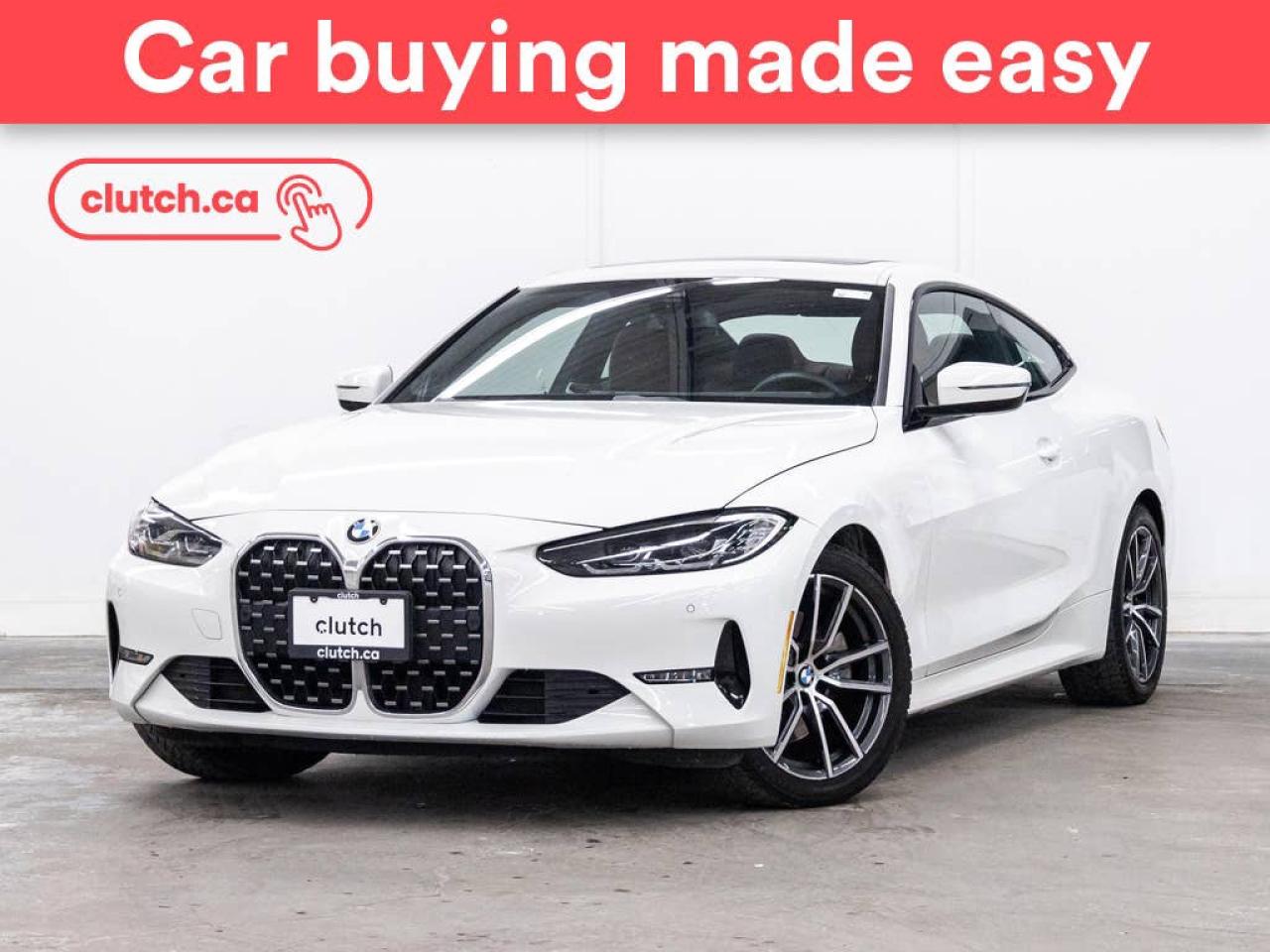 Used 2024 BMW 4 Series 430i xDrive Coupe AWD w/Apple CarPlay & Android Auto, Heated Front Seats, Backup Cam for sale in Toronto, ON
