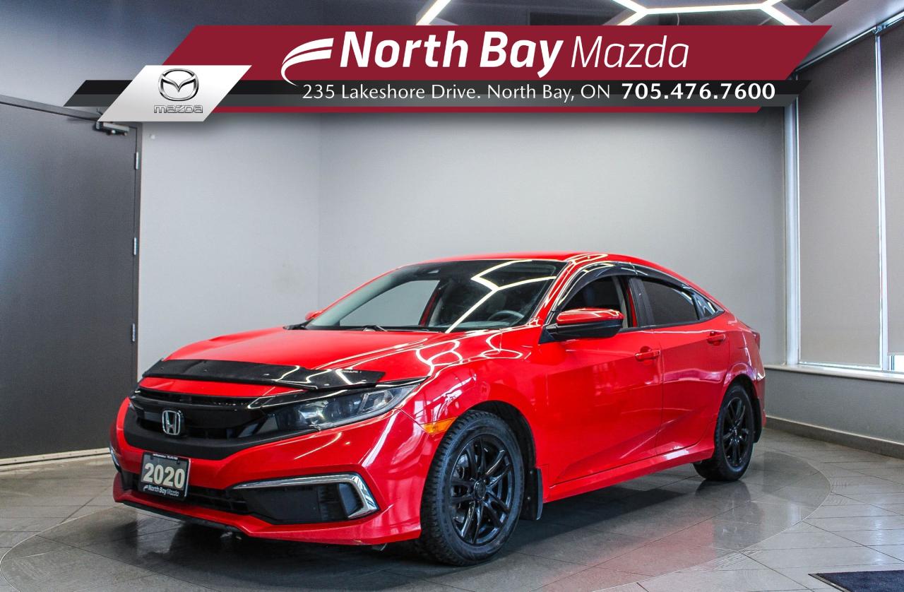 Used 2020 Honda Civic LX FWD - CLOTH UPHOLSTERY - HEATED FRONT SEATS - CAR STARTER for sale in North Bay, ON