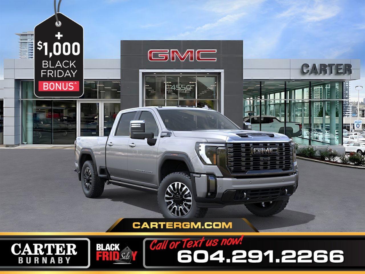 New 2026 GMC Sierra 3500 HD DENALI ULTIMATE 4WD | 6.6L ENG/LTHR INT/OFF-ROAD for sale in Burnaby, BC