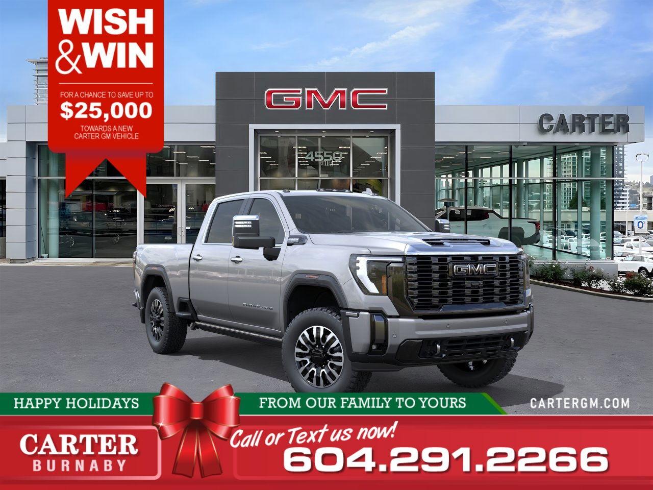 New 2026 GMC Sierra 3500 HD DENALI ULTIMATE | WISH & WIN - SAVE UP TO $25,000 for sale in Burnaby, BC