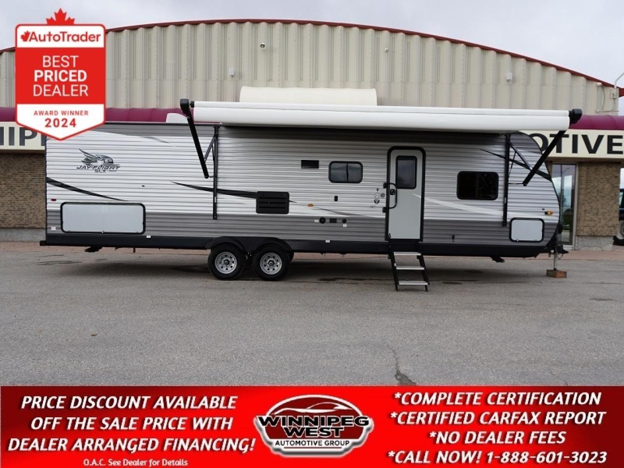 Used 2021 Jayco Jay Flight Slx 294QBS QUAD BUNKHOUSE MODERN INTERIOR GREAT LAYOUT for sale in Headingley, MB