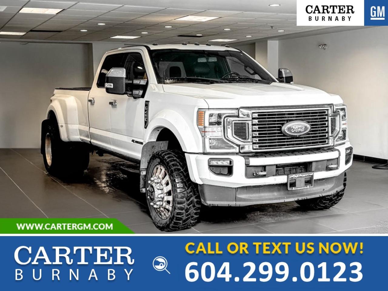 Used 2020 Ford F-450 SUPER DUTY PLATINUM 4WD | 6.7L ENG/SUNROOF/HEATED POWER SEATS for sale in Burnaby, BC