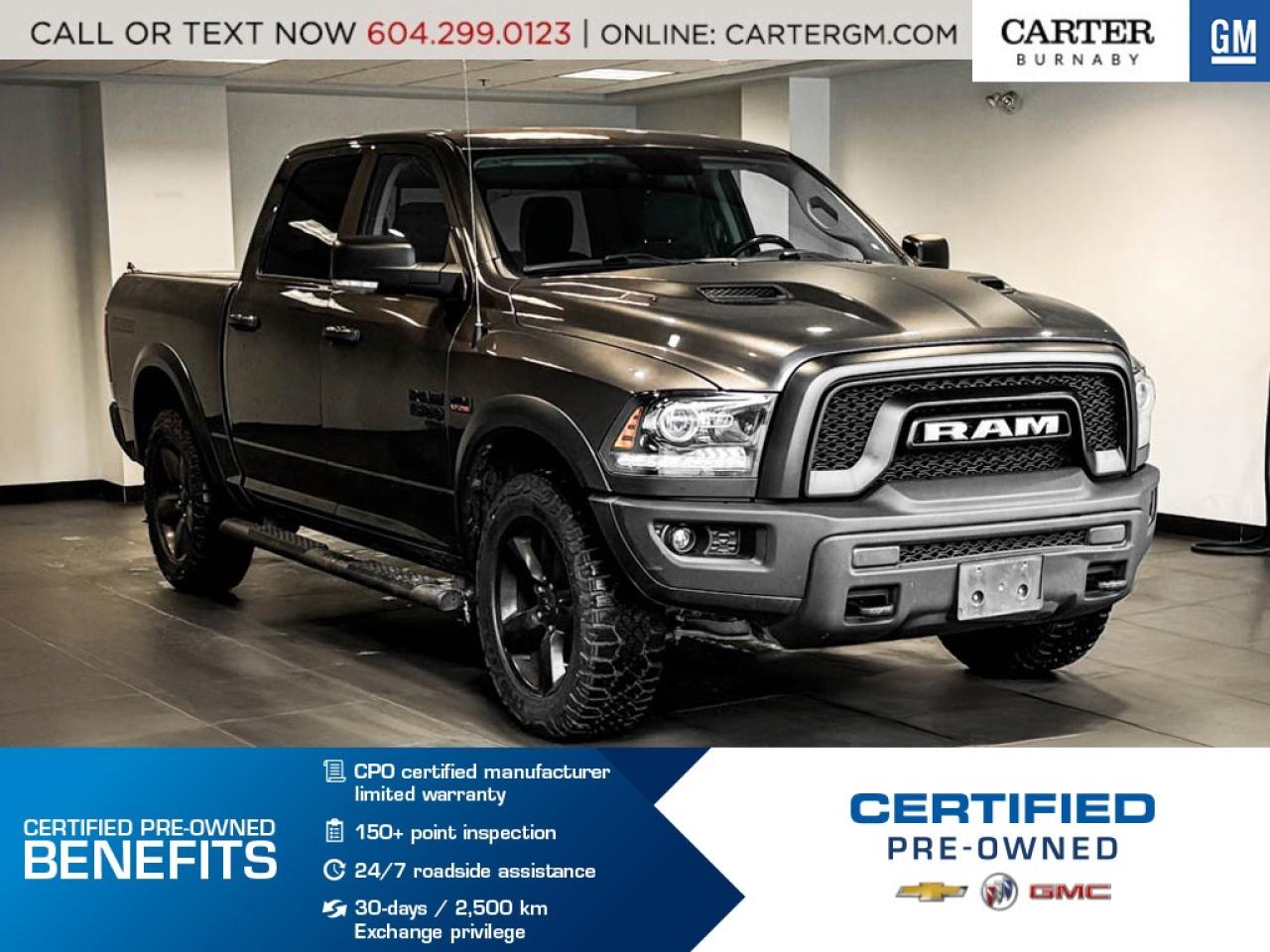 Used 2019 RAM 1500 Classic WARLOCK 4WD | HD SHOCK ABSORBERS/REAR PARK SYSTEM for sale in Burnaby, BC