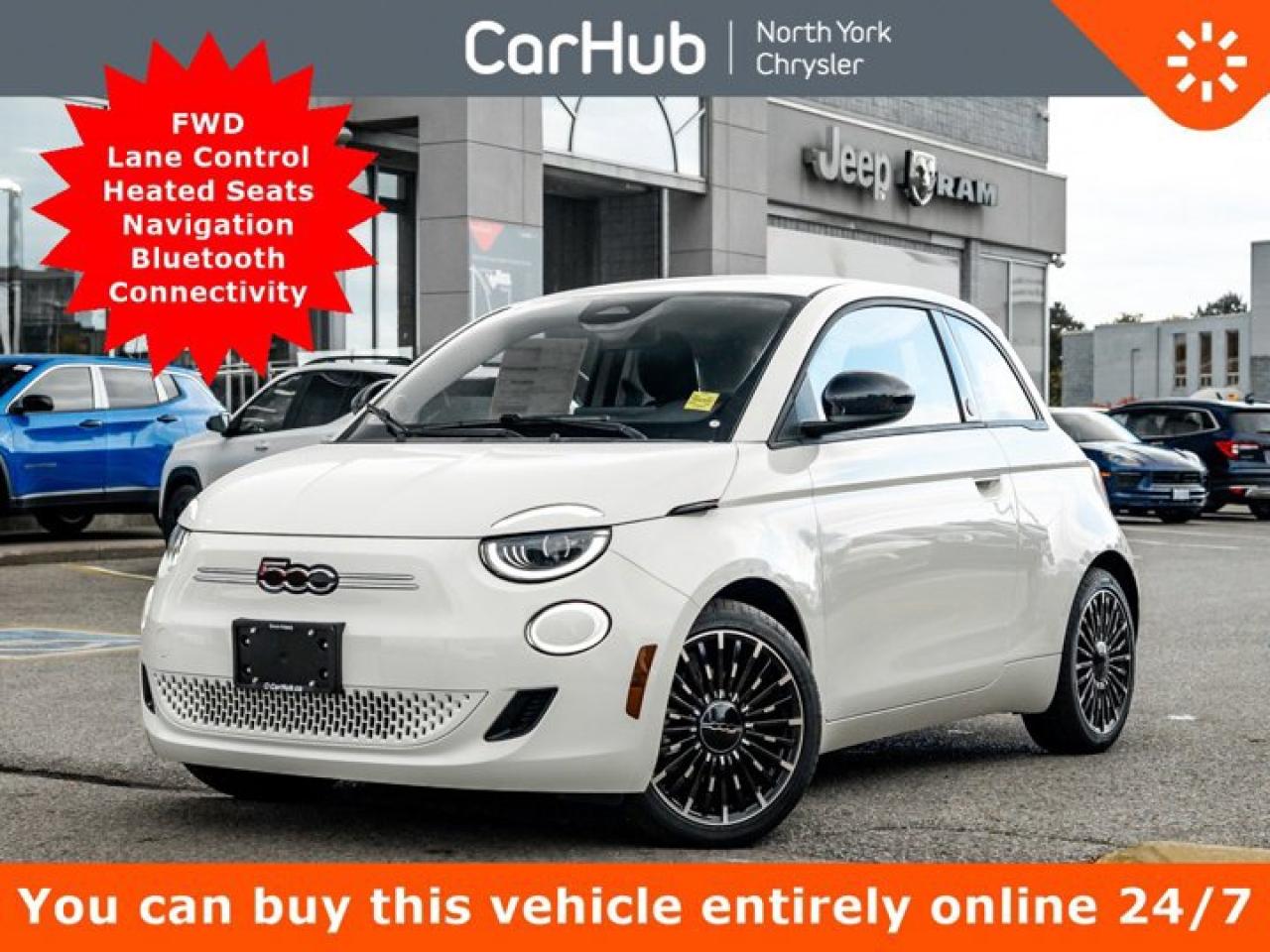 2025 Fiat 500 E (RED) Edition FWD Lane Control Heated Seats Navi Bluetooth Photo0