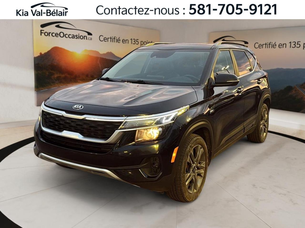 Used 2021 Kia Seltos EX *AWD *TOIT *CUIR *CAMERA *CARPLAY *SIEGES/VOLANT CHAUFF for sale in Québec, QC