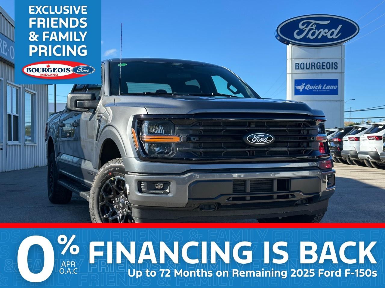 New 2025 Ford F-150 XLT 4WD SuperCrew 5.5' Box for sale in Midland, ON