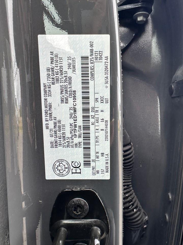 2021 Ford F-150 Lariat 4WD SuperCrew 6.5' Box Photo