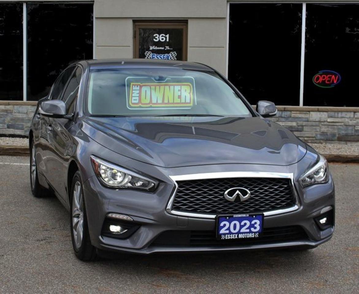 2023 Infiniti Q50 PURE*AWD*Low Ks*Heated Leather*CarPlay*Rear Cam Photo2