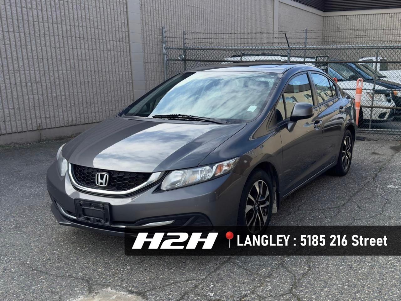 Used 2013 Honda Civic EX FINANCING AVAILABLE for sale in Langley, BC