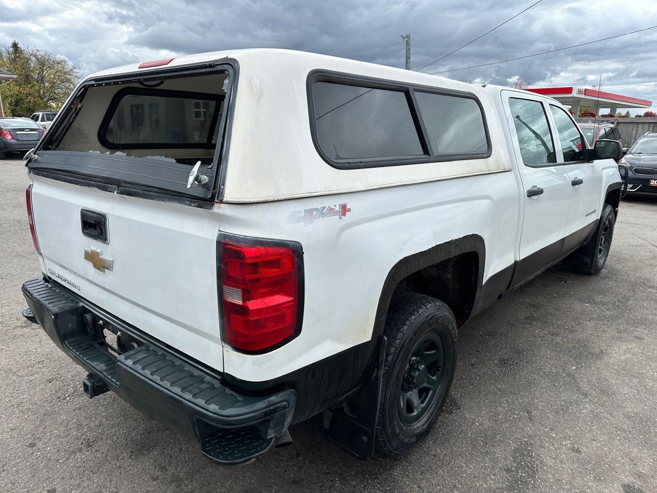 2015 Chevrolet Silverado 1500 4X4, CREW CAB, BUSH BAR, RUNS ROUGH, AS IS SPECIAL Photo4