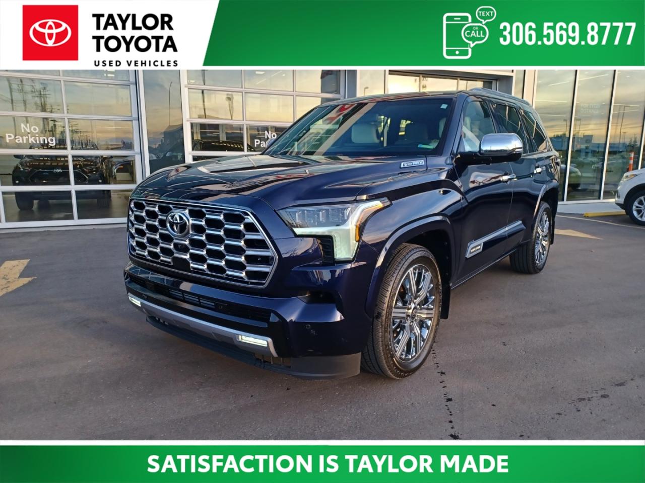 Used 2025 Toyota Sequoia Platinum CAPSTONE PACKAGE - WHITE-BLACK LEATHER INTERIOR for sale in Regina, SK