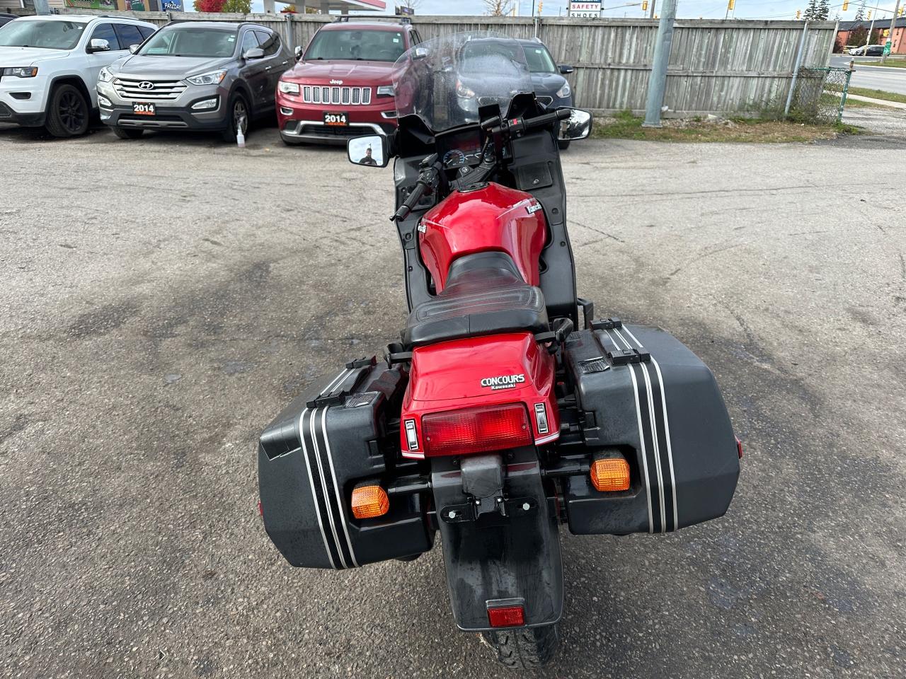 1988 Kawasaki Concours 1000 SPORT TOURING, NEWER TIRES, GREAT SHAPE, AS IS Photo3