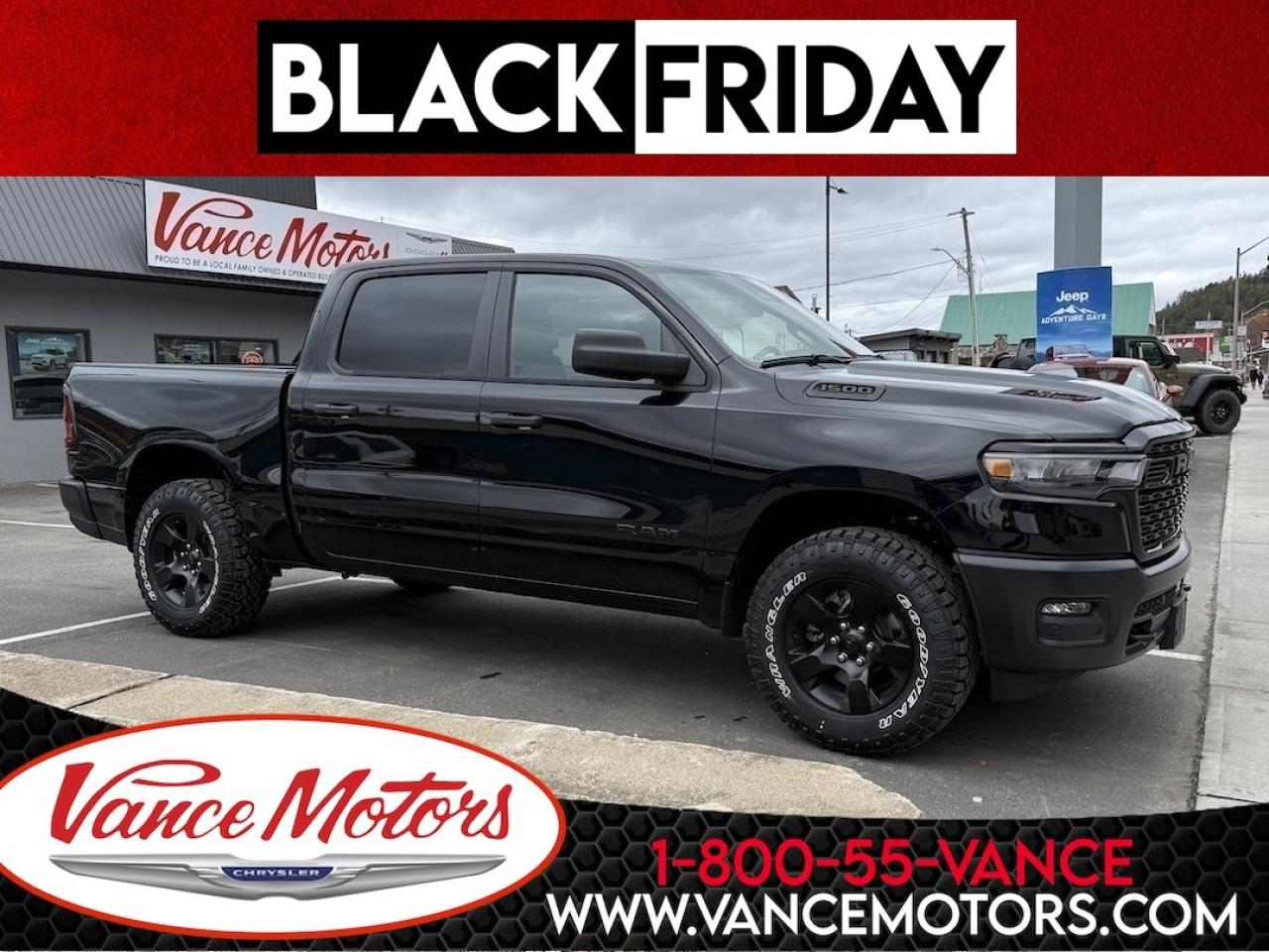 New 2026 RAM 1500 Warlock 4x4 Crew Cab 5'7  Box for sale in Bancroft, ON