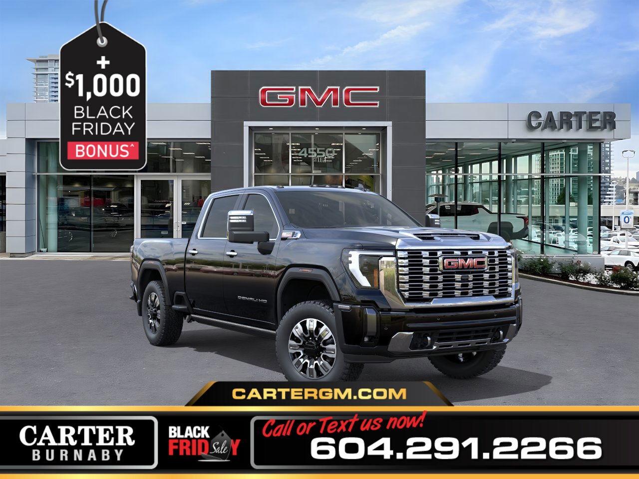 New 2026 GMC Sierra 3500 HD DENALI 4WD | 6.6L ENG/PWR LTHR SEATS/PWR STEPS for sale in Burnaby, BC