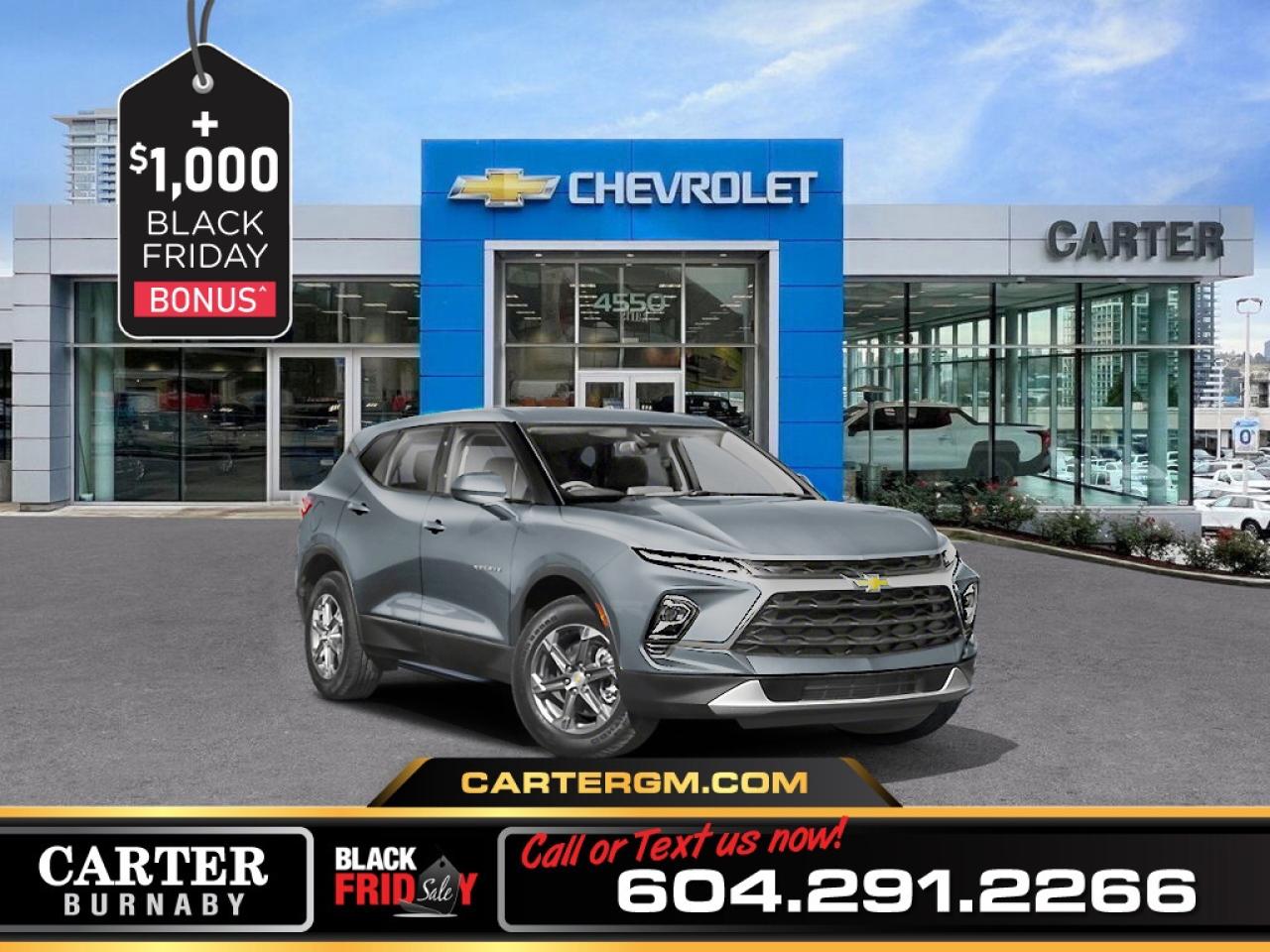 New 2026 Chevrolet Blazer RS AWD | PANO SUNROOF/8-SPEAKER AUDIO/POWER SEATS for sale in Burnaby, BC