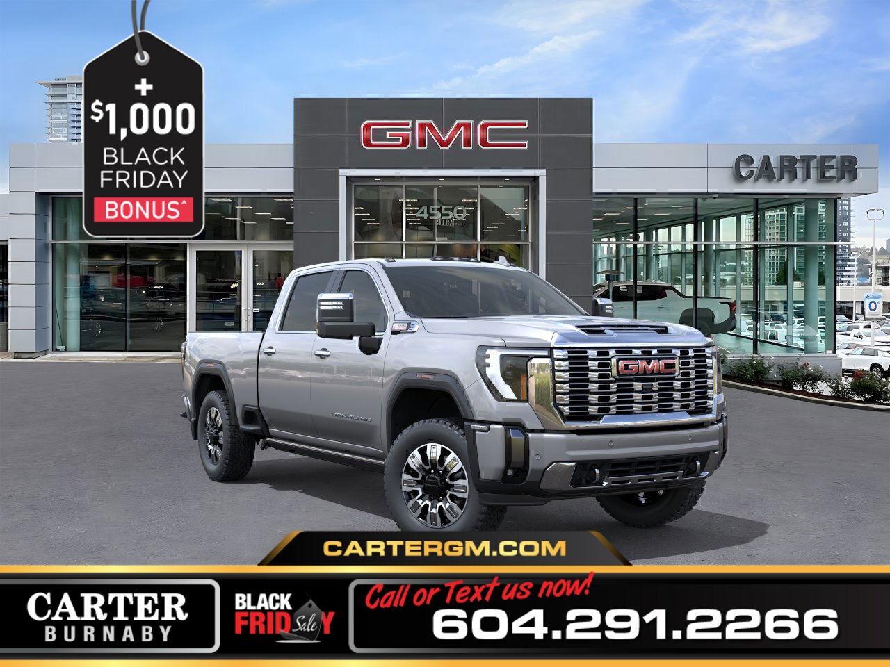 New 2026 GMC Sierra 3500 HD DENALI 4WD | 6.6L ENG/PWR LTHR SEATS/PWR STEPS for sale in Burnaby, BC