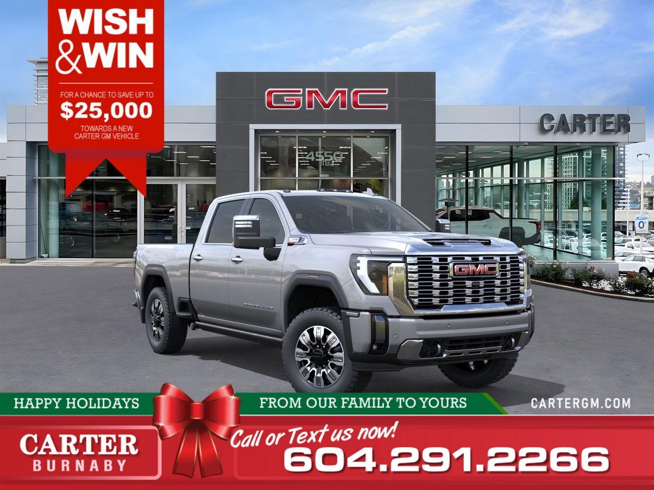 New 2026 GMC Sierra 3500 HD DENALI 4WD | WISH & WIN - SAVE UP TO $25,000! for sale in Burnaby, BC
