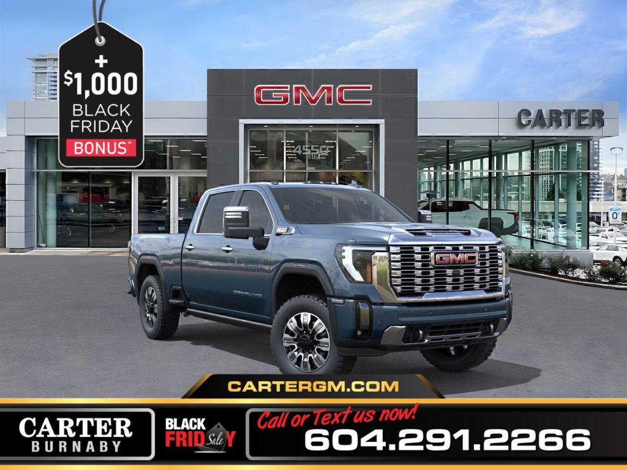 New 2026 GMC Sierra 3500 HD DENALI 4WD | 6.6L ENG/PWR LTHR SEATS/PWR STEPS for sale in Burnaby, BC