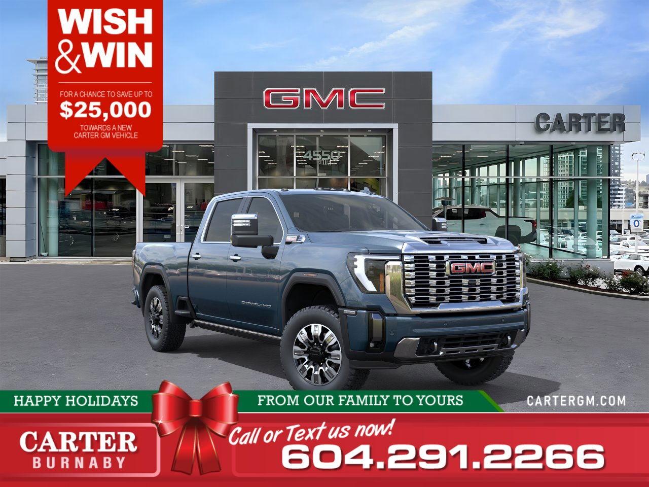 New 2026 GMC Sierra 3500 HD DENALI 4WD | WISH & WIN - SAVE UP TO $25,000! for sale in Burnaby, BC