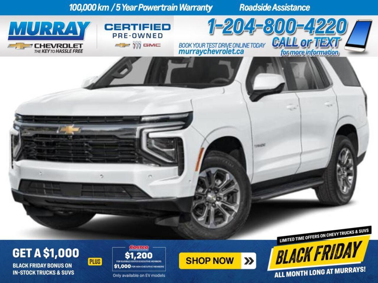 New 2026 Chevrolet Tahoe RST for sale in Winnipeg, MB