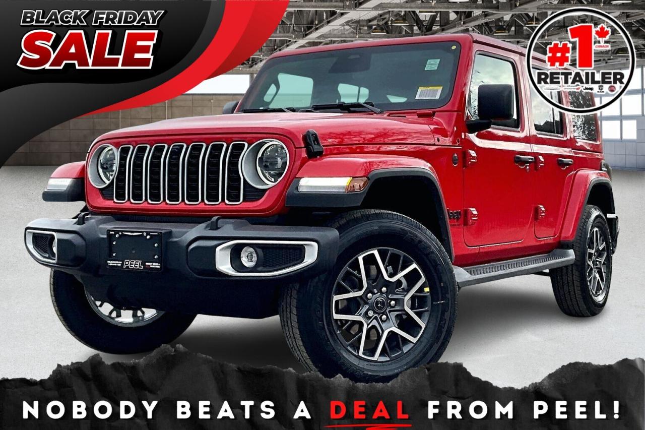 New 2026 Jeep Wrangler SAHARA 4DR | Leather | Painted Hardtop | Nav for sale in Mississauga, ON