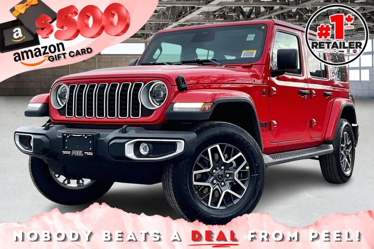 New 2026 Jeep Wrangler SAHARA 4DR | Leather | Painted Hardtop | Nav for sale in Mississauga, ON